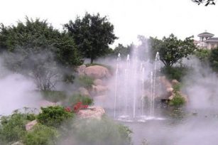 The working principle of the cold fog fountain and the benefits to people and the natural environment